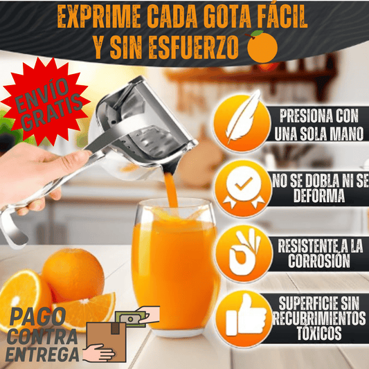 🍋 JuicyPress™ Exprime cada gota con amor, sin esfuerzo y sin electricidad.