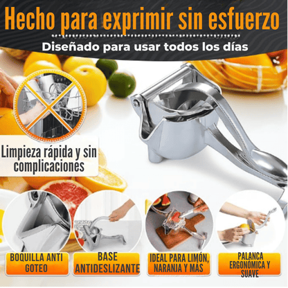 🍋 JuicyPress™ Exprime cada gota con amor, sin esfuerzo y sin electricidad.