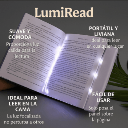 LumiRead™ + MigraZen™ — Lee cómodo, descansa sin dolor.